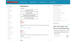 Desktop Screenshot of namingdog.com