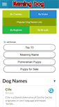 Mobile Screenshot of namingdog.com